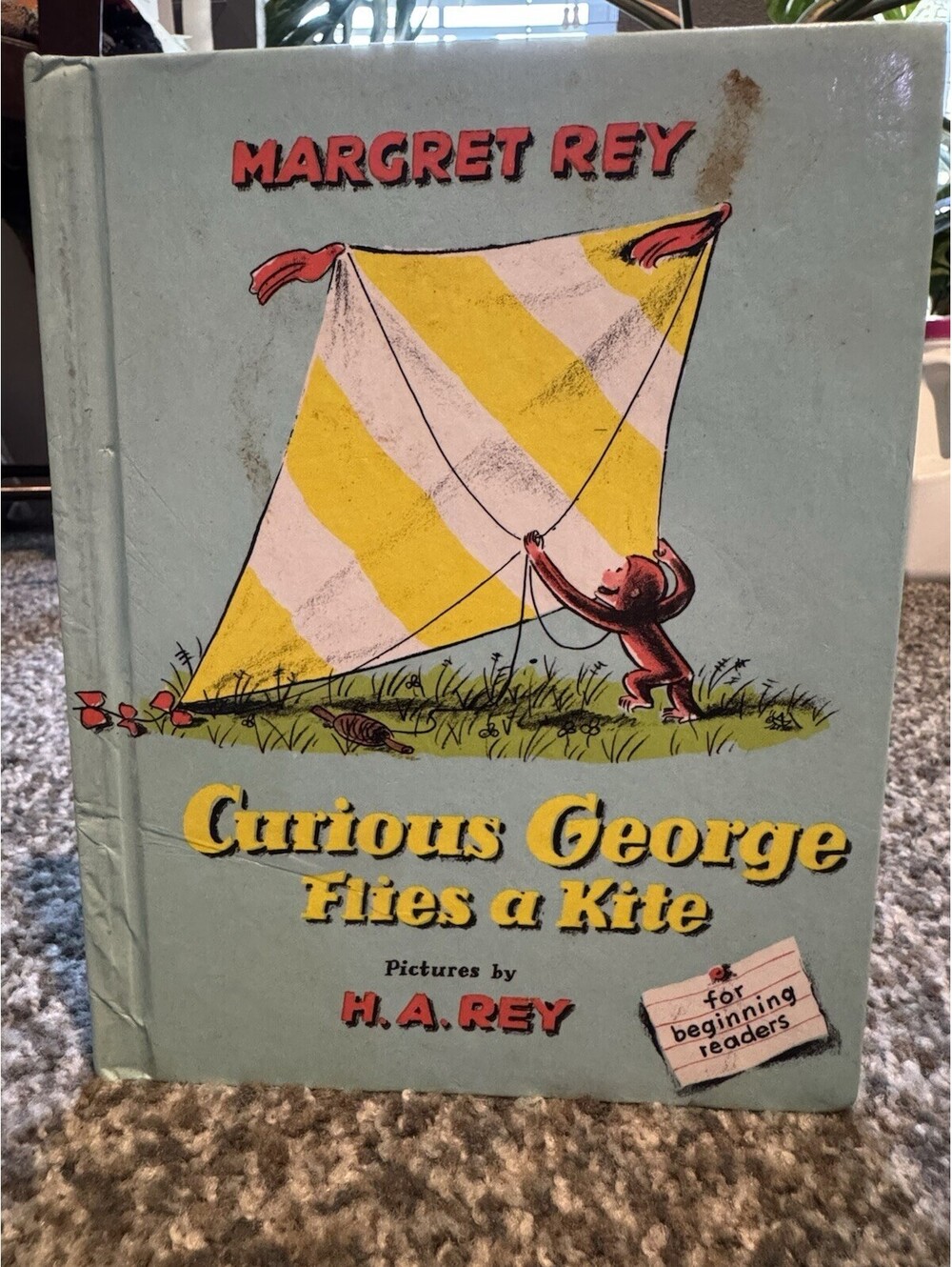Curious George Flies A Kite By Margret Rey Hardcover
